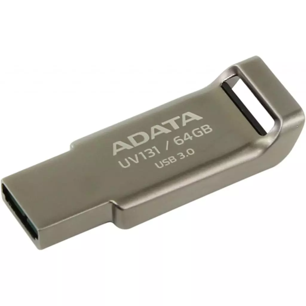 USB флеш накопитель ADATA 64GB UV131 Metallic USB 3.0 (AUV131-64G-RGY) - 2 USB флеш накопитель ADATA 64GB UV131 Metallic USB 3.0 (AUV131-64G-RGY) - 2