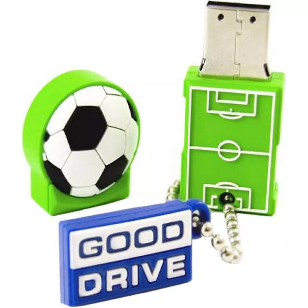 USB флеш накопитель Goodram 8GB SPORT Football USB 2.0 (PD8GH2GRFBR9) - 1 USB флеш накопитель Goodram 8GB SPORT Football USB 2.0 (PD8GH2GRFBR9) - 1