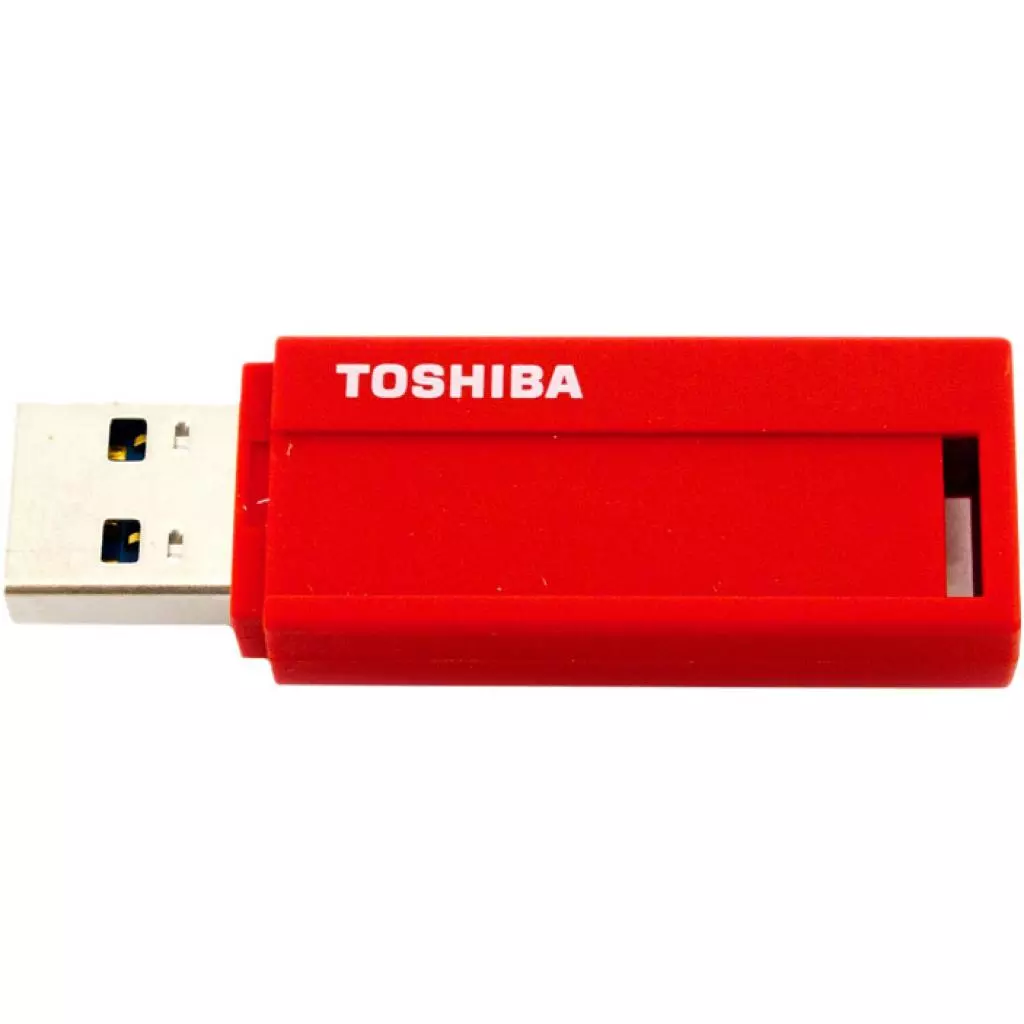 USB флеш накопитель Toshiba 16GB U302 Daichi Red USB 3.0 (THN-U302R0160M4) - 4 USB флеш накопитель Toshiba 16GB U302 Daichi Red USB 3.0 (THN-U302R0160M4) - 4