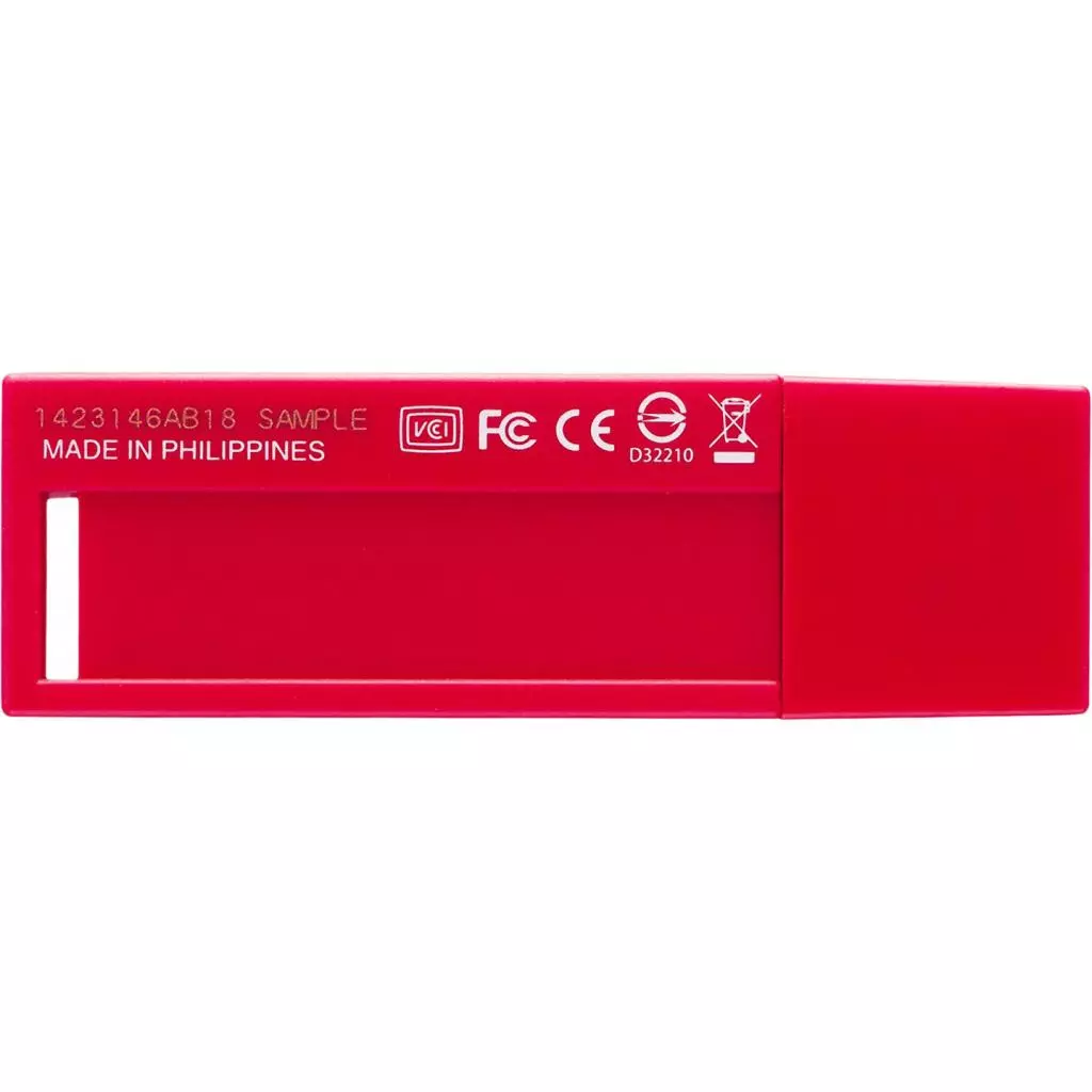 USB флеш накопитель Toshiba 16GB U302 Daichi Red USB 3.0 (THN-U302K0160MF) - 3