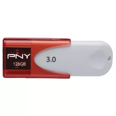 USB флеш накопитель PNY flash 128GB Attache4 Red USB 3.0 (FD128ATT430-EF)