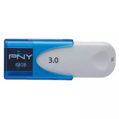 USB флеш накопитель PNY flash 64GB Attache4 Blue USB 3.0 (FD64ATT430-EF)
