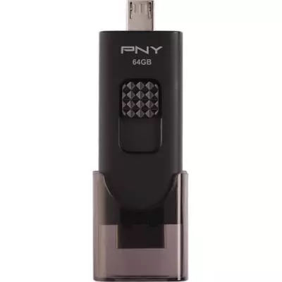 USB флеш накопитель PNY flash 64GB OTG Duo-Link For Android Black USB 3.0 (FD64GOTGX30K-EF) - 3 USB флеш накопитель PNY flash 64GB OTG Duo-Link For Android Black USB 3.0 (FD64GOTGX30K-EF) - 3