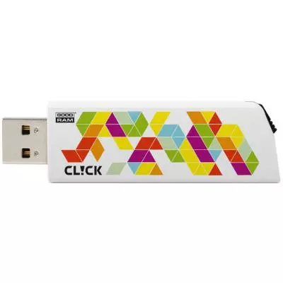 USB флеш накопитель Goodram 32GB Click White USB 2.0 (PD32GH2GRCLWR9) - 2 USB флеш накопитель Goodram 32GB Click White USB 2.0 (PD32GH2GRCLWR9) - 2