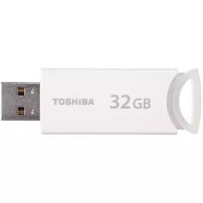 USB флеш накопитель Toshiba 32GB U204 White USB 3.0 (THN-U204W0320M4) - 2