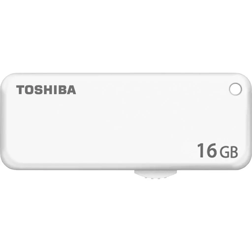USB флеш накопитель Toshiba 16GB U203 White USB 2.0 (THN-U203W0160E4)