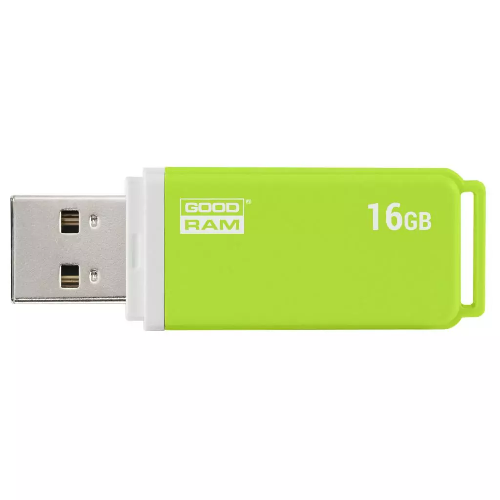USB флеш накопитель Goodram 16GB UMO2 Orange Green USB 2.0 (UMO2-0160OGR11) - 3 USB флеш накопитель Goodram 16GB UMO2 Orange Green USB 2.0 (UMO2-0160OGR11) - 3