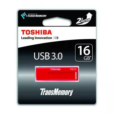 USB флеш накопитель Toshiba 64GB U302 Daichi Red USB 3.0 (THN-U302R0640MF) - 4 USB флеш накопитель Toshiba 64GB U302 Daichi Red USB 3.0 (THN-U302R0640MF) - 4