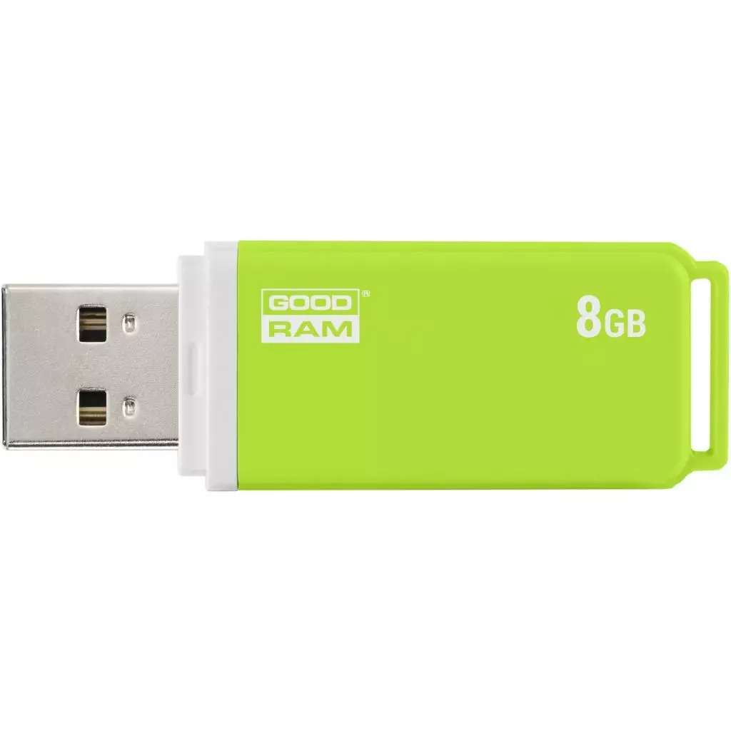 USB флеш накопитель Goodram 8GB UMO2 Orange Green USB 2.0 (UMO2-0080OGR11) - 3 USB флеш накопитель Goodram 8GB UMO2 Orange Green USB 2.0 (UMO2-0080OGR11) - 3