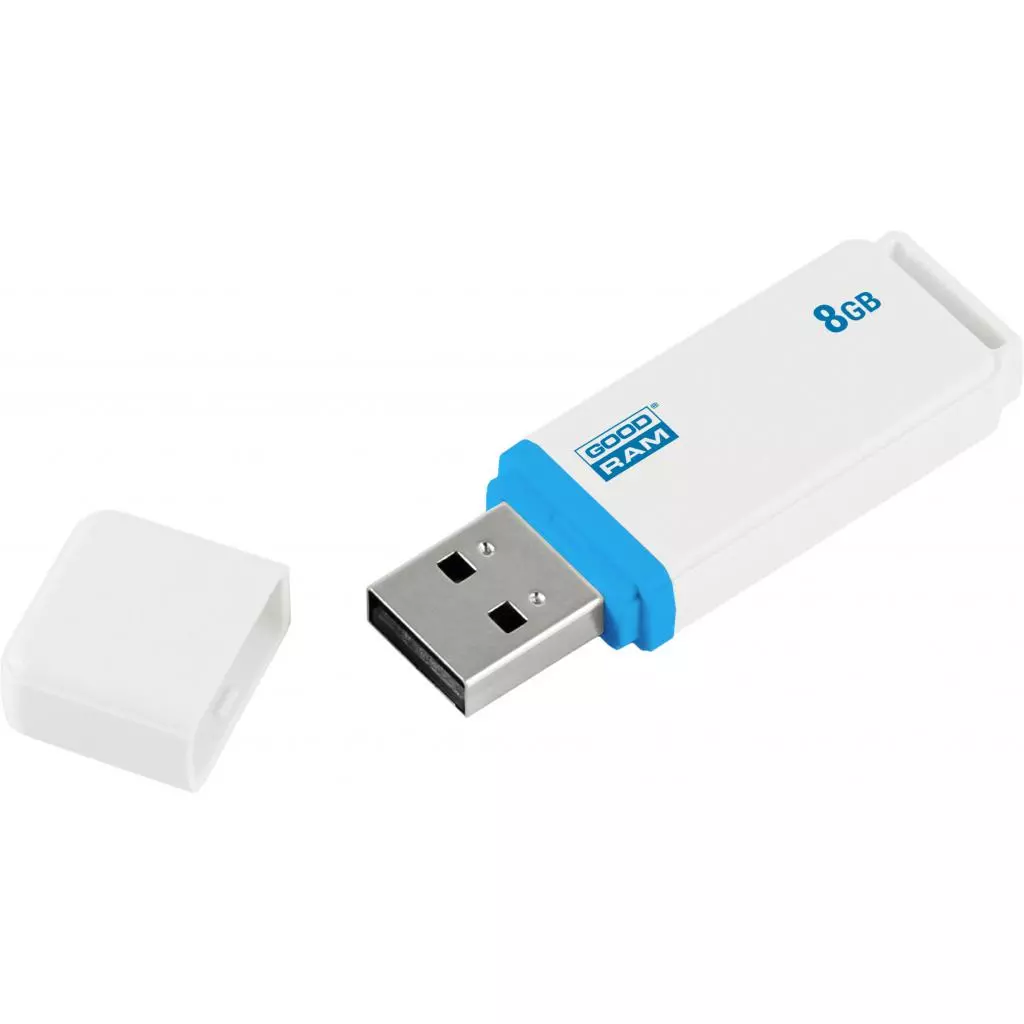 USB флеш накопитель Goodram 8GB UMO2 White Graphite USB 2.0 (UMO2-0080WER11) - 2 USB флеш накопитель Goodram 8GB UMO2 White Graphite USB 2.0 (UMO2-0080WER11) - 2