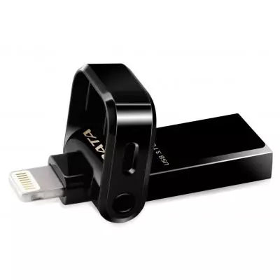 USB флеш накопитель ADATA 64GB I920 Black USB 3.1/Lightning (AAI920-64G-CBK) - 4 USB флеш накопитель ADATA 64GB I920 Black USB 3.1/Lightning (AAI920-64G-CBK) - 4