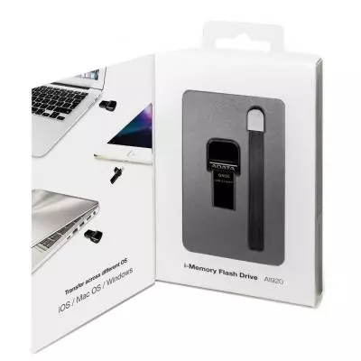 USB флеш накопитель ADATA 64GB I920 Black USB 3.1/Lightning (AAI920-64G-CBK) - 5 USB флеш накопитель ADATA 64GB I920 Black USB 3.1/Lightning (AAI920-64G-CBK) - 5