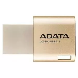 USB флеш накопитель ADATA 16GB UC350 Gold USB 3.1/Type-C (AUC350-16G-CGD)
