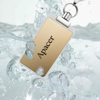 USB флеш накопитель Apacer 64GB AH121 Champagne Gold USB 2.0 (AP64GAH121C-1) - 4 USB флеш накопитель Apacer 64GB AH121 Champagne Gold USB 2.0 (AP64GAH121C-1) - 4