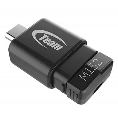 USB флеш накопитель Team 32GB M152 Black USB 2.0 OTG (TM15232GB01) - 2 USB флеш накопитель Team 32GB M152 Black USB 2.0 OTG (TM15232GB01) - 2