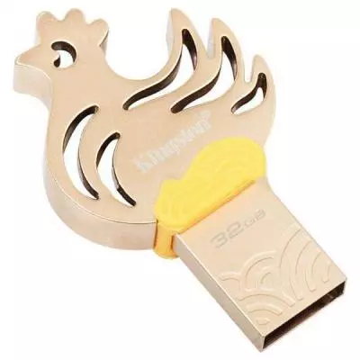 USB флеш накопитель Kingston 32GB Rooster Metal Gold USB 3.1 (DTCNY17/32GB) - 1 USB флеш накопитель Kingston 32GB Rooster Metal Gold USB 3.1 (DTCNY17/32GB) - 1