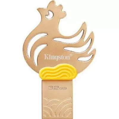 USB флеш накопитель Kingston 32GB Rooster Metal Gold USB 3.1 (DTCNY17/32GB)