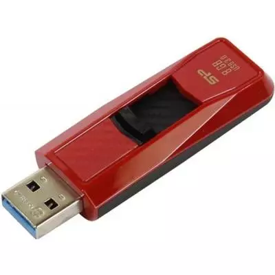USB флеш накопитель Silicon Power 8GB Blaze B50 Red USB 3.0 (SP008GBUF3B50V1R) - 4