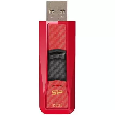 USB флеш накопитель Silicon Power 8GB Blaze B50 Red USB 3.0 (SP008GBUF3B50V1R) - 5
