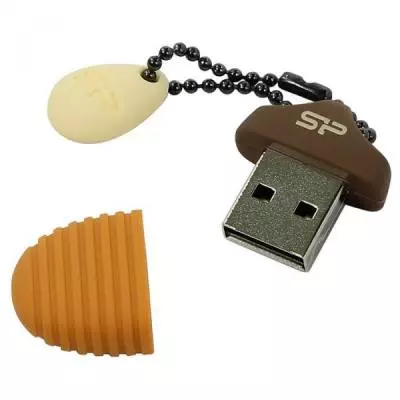 USB флеш накопитель Silicon Power 8GB Touch T30 Huzelnut USB 2.0 (SP008GBUF2T30V1E) - 1 USB флеш накопитель Silicon Power 8GB Touch T30 Huzelnut USB 2.0 (SP008GBUF2T30V1E) - 1