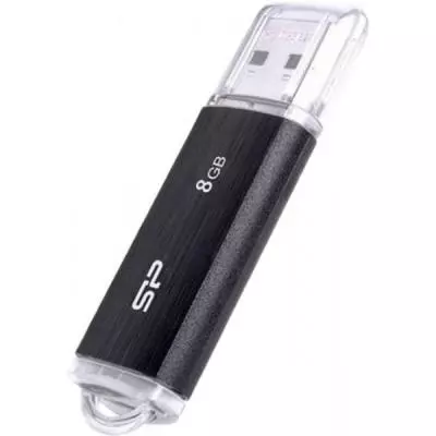 USB флеш накопитель Silicon Power 8GB Ultima U02 Black USB 2.0 (SP008GBUF2U02V1K) - 1