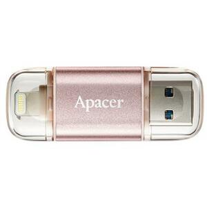 USB флеш накопитель Apacer 16GB AH190 Rose Gold USB 3.1/Lightning (AP16GAH190H-1)