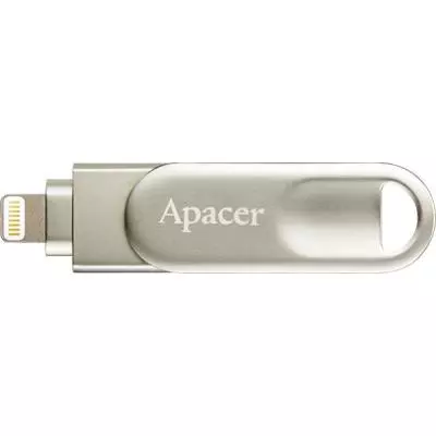 USB флеш накопитель Apacer 128GB AH790 Silver USB 3.1/Lightning (AP128GAH790S-1) - 2 USB флеш накопитель Apacer 128GB AH790 Silver USB 3.1/Lightning (AP128GAH790S-1) - 2