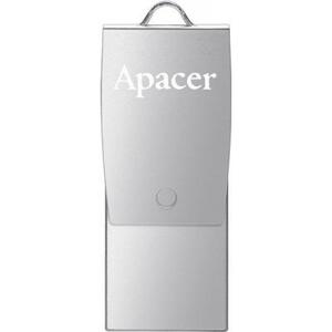 USB флеш накопитель Apacer 8GB AH730 Silver USB 2.0 OTG (AP8GAH730S-1)