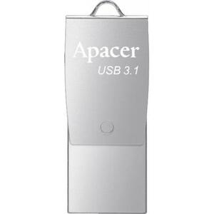 USB флеш накопитель Apacer 32GB AH750 Silver USB 3.1 OTG (AP32GAH750S-1)