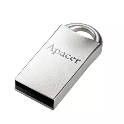 USB флеш накопитель Apacer 8GB AH117 Silver Gold USB 2.0 (AP8GAH117S-1) - 2