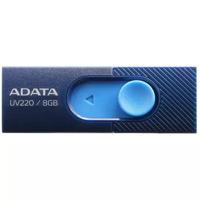 USB флеш накопитель ADATA 8GB UV220 Blue/Navy USB 2.0 (AUV220-8G-RBLNV)