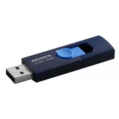 USB флеш накопитель ADATA 16GB UV220 Blue/Navy USB 2.0 (AUV220-16G-RBLNV) - 1 USB флеш накопитель ADATA 16GB UV220 Blue/Navy USB 2.0 (AUV220-16G-RBLNV) - 1