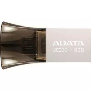 USB флеш накопитель ADATA 8GB UC330 Black USB 2.0 OTG (AUC330-8G-RBK)