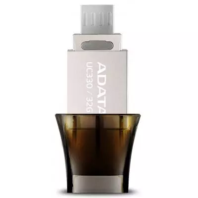 USB флеш накопитель ADATA 32GB UC330 Black USB 2.0 OTG (AUC330-32G-RBK) - 3 USB флеш накопитель ADATA 32GB UC330 Black USB 2.0 OTG (AUC330-32G-RBK) - 3