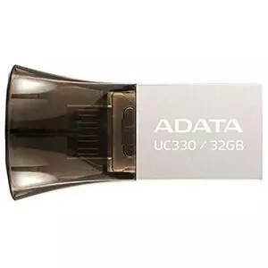 USB флеш накопитель ADATA 32GB UC330 Black USB 2.0 OTG (AUC330-32G-RBK)