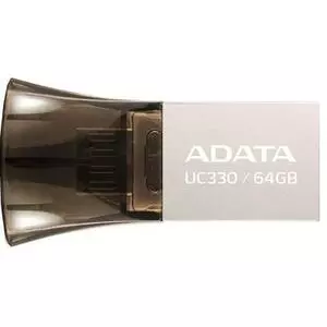 USB флеш накопитель ADATA 64GB UC330 Black USB 2.0 OTG (AUC330-64G-RBK)