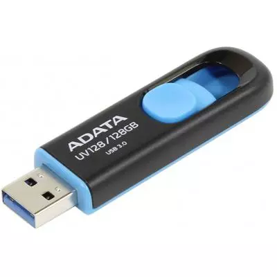 USB флеш накопитель ADATA 128GB UV128 Black/Blue USB 3.1 (AUV128-128G-RBE) - 5 USB флеш накопитель ADATA 128GB UV128 Black/Blue USB 3.1 (AUV128-128G-RBE) - 5