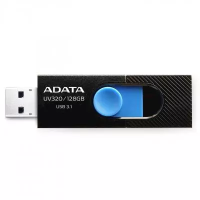 USB флеш накопитель ADATA 128GB UV320 Black/Blue USB 3.1 (AUV320-128G-RBKBL) - 1 USB флеш накопитель ADATA 128GB UV320 Black/Blue USB 3.1 (AUV320-128G-RBKBL) - 1