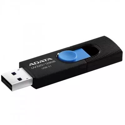 USB флеш накопитель ADATA 128GB UV320 Black/Blue USB 3.1 (AUV320-128G-RBKBL) - 2 USB флеш накопитель ADATA 128GB UV320 Black/Blue USB 3.1 (AUV320-128G-RBKBL) - 2