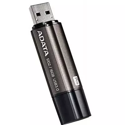 USB флеш накопитель ADATA 16GB S102PRO Gray USB 3.1 (AS102P-16G-RGY) - 2 USB флеш накопитель ADATA 16GB S102PRO Gray USB 3.1 (AS102P-16G-RGY) - 2