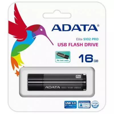 USB флеш накопитель ADATA 16GB S102PRO Gray USB 3.1 (AS102P-16G-RGY) - 5 USB флеш накопитель ADATA 16GB S102PRO Gray USB 3.1 (AS102P-16G-RGY) - 5