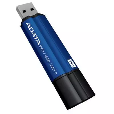 USB флеш накопитель ADATA 16GB S102PRO Blue USB 3.1 (AS102P-16G-RBL) - 2 USB флеш накопитель ADATA 16GB S102PRO Blue USB 3.1 (AS102P-16G-RBL) - 2