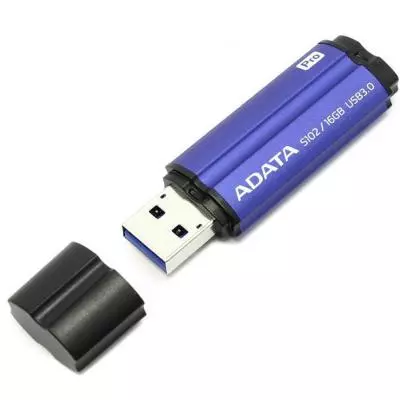 USB флеш накопитель ADATA 16GB S102PRO Blue USB 3.1 (AS102P-16G-RBL) - 3 USB флеш накопитель ADATA 16GB S102PRO Blue USB 3.1 (AS102P-16G-RBL) - 3