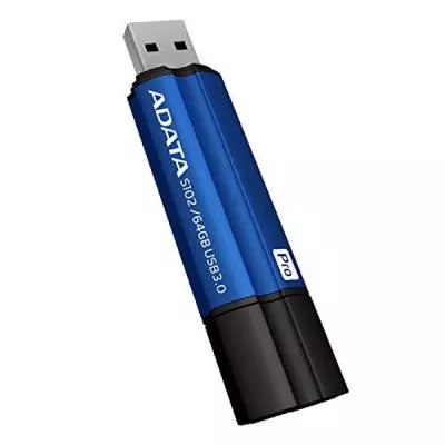 USB флеш накопитель ADATA 64GB S102PRO Blue USB 3.1 (AS102P-64G-RBL) - 2 USB флеш накопитель ADATA 64GB S102PRO Blue USB 3.1 (AS102P-64G-RBL) - 2