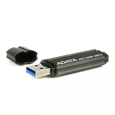 USB флеш накопитель ADATA 64GB S102PRO Gray USB 3.1 (AS102P-64G-RGY) - 3 USB флеш накопитель ADATA 64GB S102PRO Gray USB 3.1 (AS102P-64G-RGY) - 3