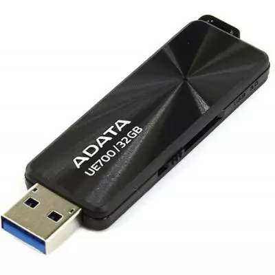 USB флеш накопитель ADATA 32GB UE700 Black USB 3.1 (AUE700-32G-CBK) - 3 USB флеш накопитель ADATA 32GB UE700 Black USB 3.1 (AUE700-32G-CBK) - 3