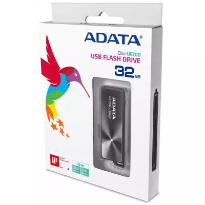 USB флеш накопитель ADATA 32GB UE700 Black USB 3.1 (AUE700-32G-CBK) - 4 USB флеш накопитель ADATA 32GB UE700 Black USB 3.1 (AUE700-32G-CBK) - 4