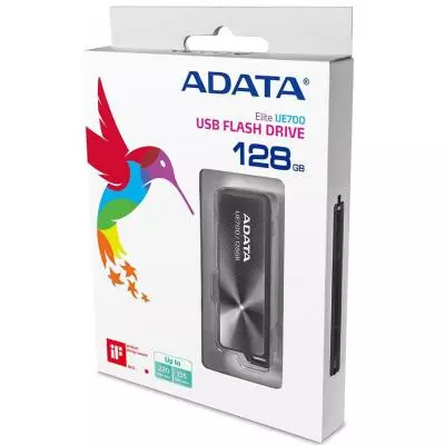 USB флеш накопитель ADATA 128GB UE700 Black USB 3.1 (AUE700-128G-CBK) - 3 USB флеш накопитель ADATA 128GB UE700 Black USB 3.1 (AUE700-128G-CBK) - 3