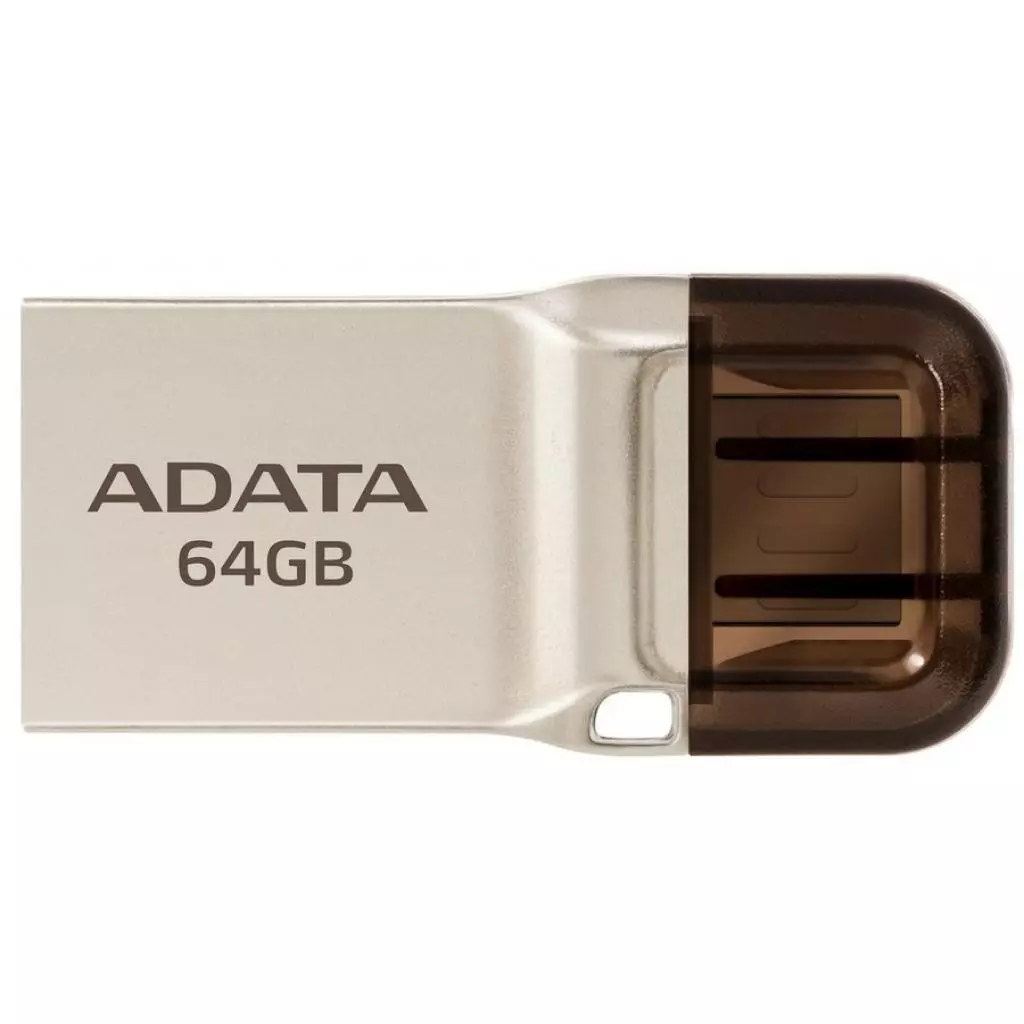 USB флеш накопитель ADATA 64GB UC360 Golden USB 3.1 OTG (AUC360-64G-RGD)