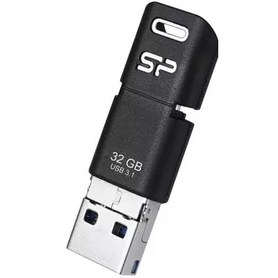 USB флеш накопитель Silicon Power 32GB Mobile C USB 3.1 / Type-C / microUSB (SP032GBUC3C50V1K) - 2